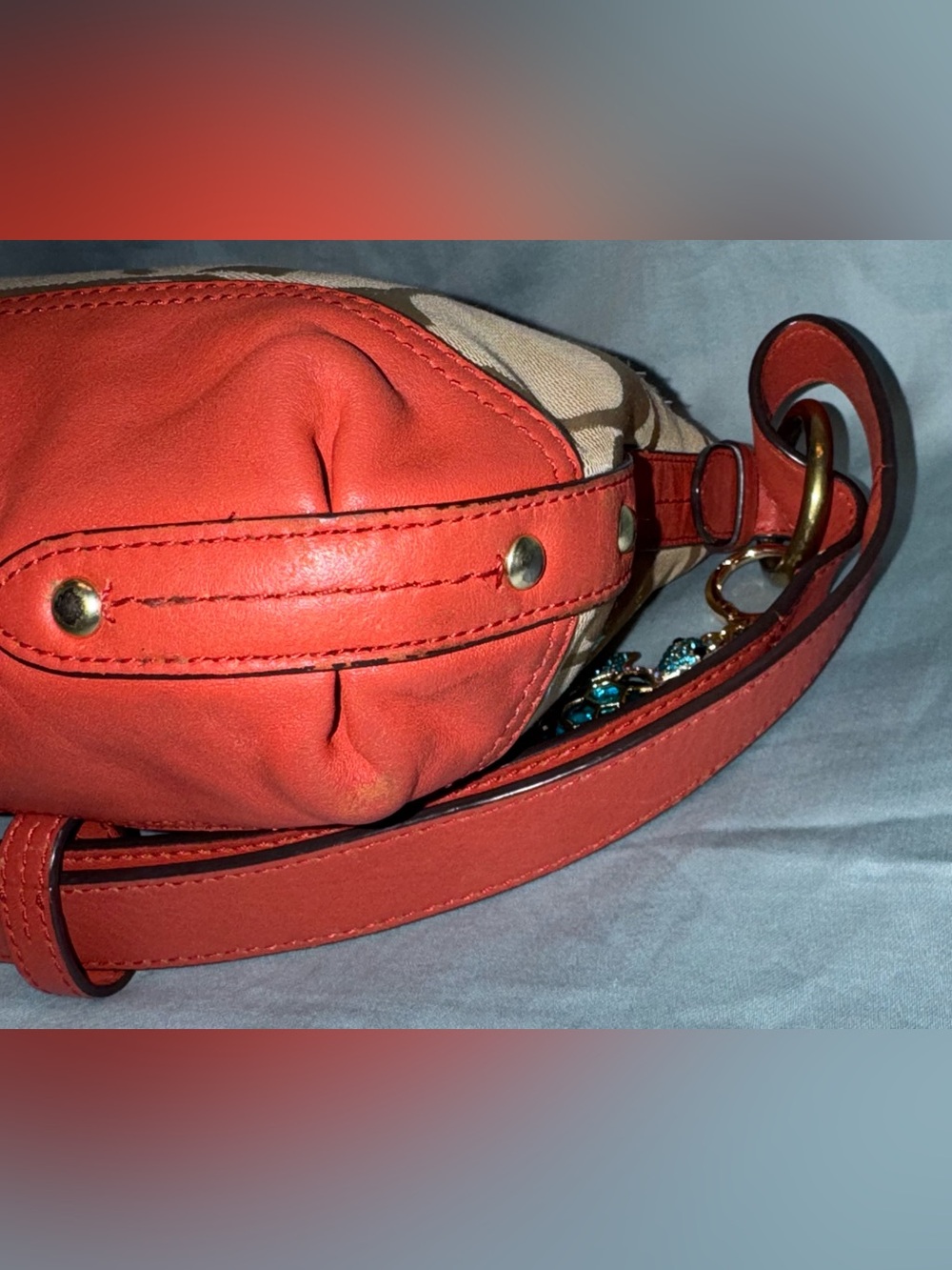 Coach F24402 Park Signature East-West Duffle - Picture 9 of 13